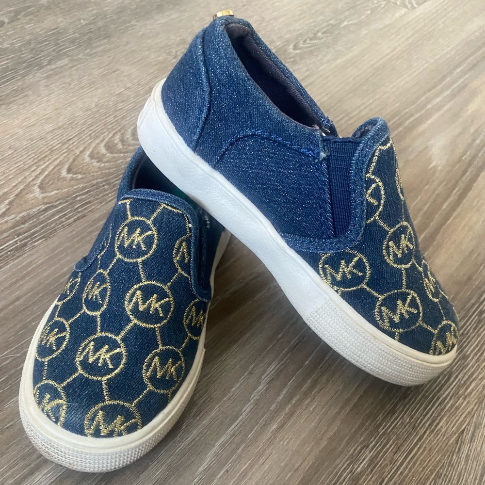 Michael Kors denim sneaker size 8